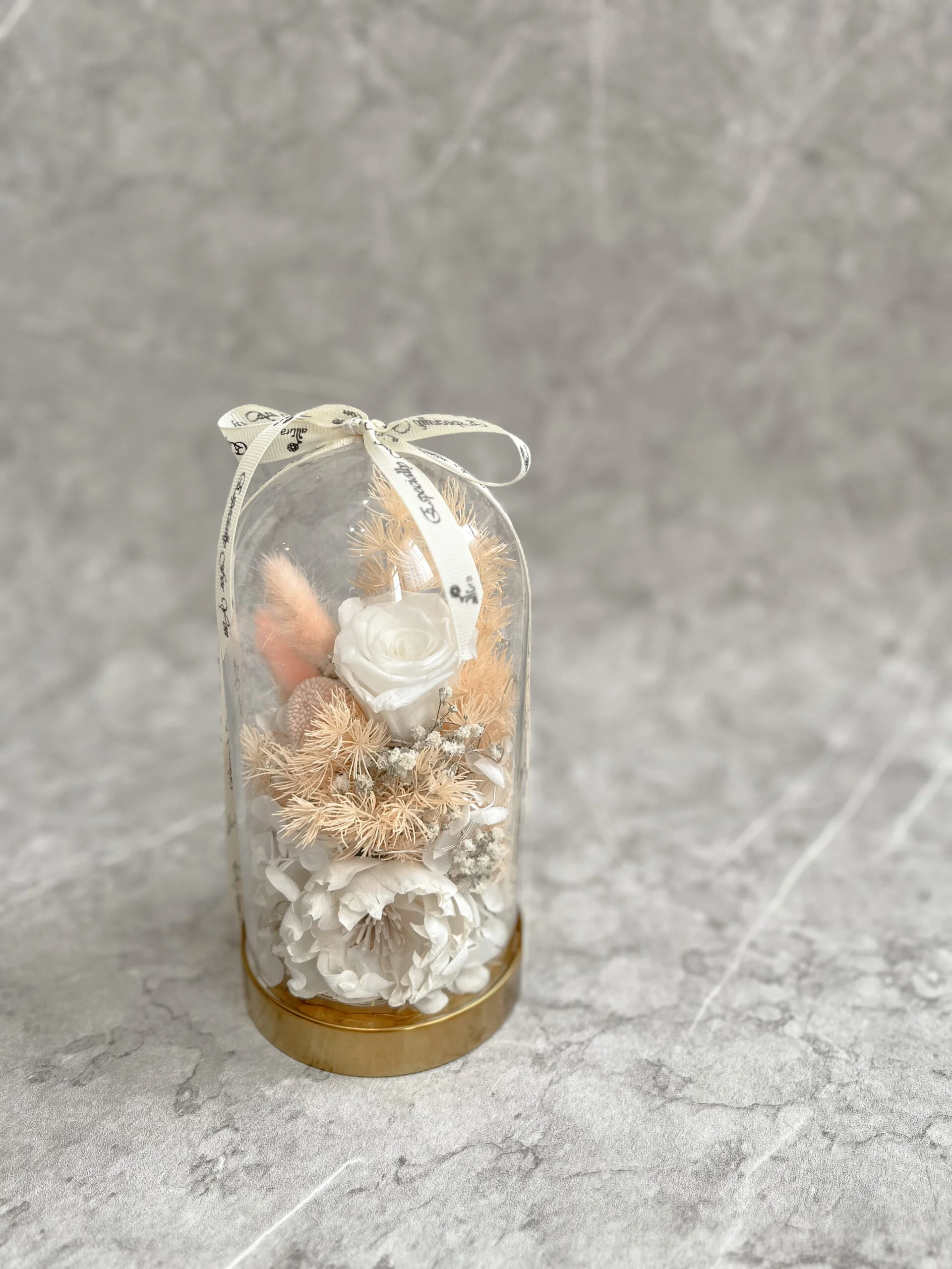 Aurora Flower Dome - Peach