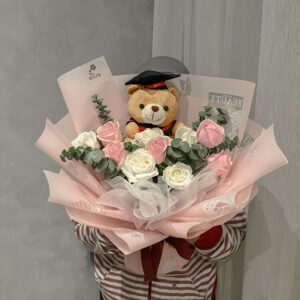 buket wisuda mawar