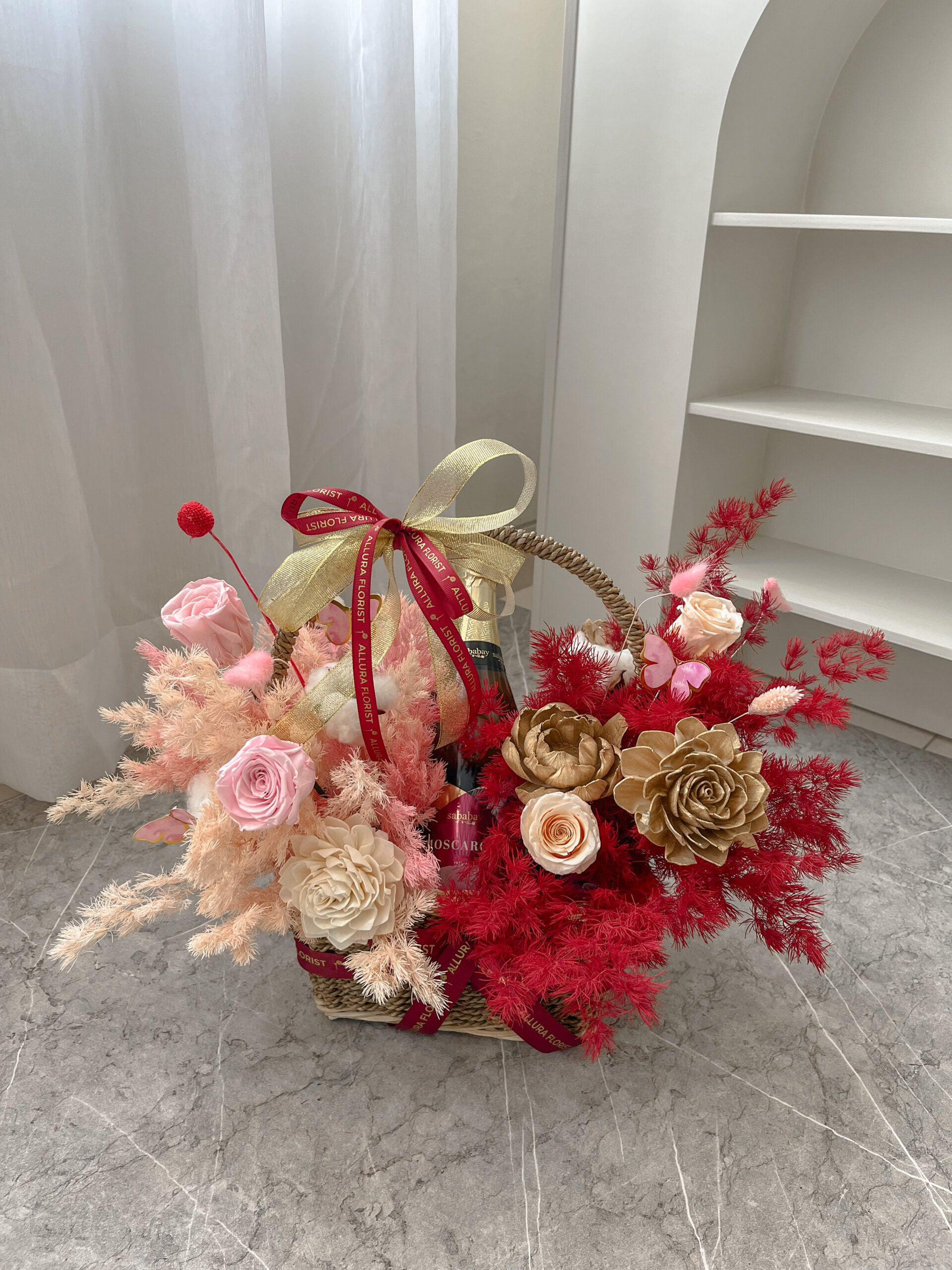 sababay wine flower and wine gift