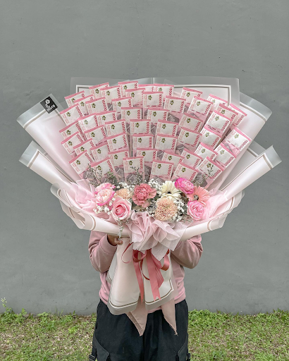 Straight Money Bouquet buket uang 100 ribu