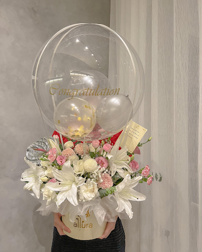 contoh buket wisuda Frankfurt Hot Air Balloon Bloombox