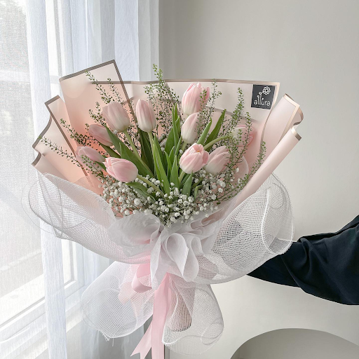 tulip bouquet pink