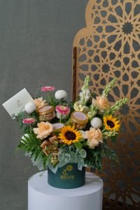 hampers kue lebaran bunga