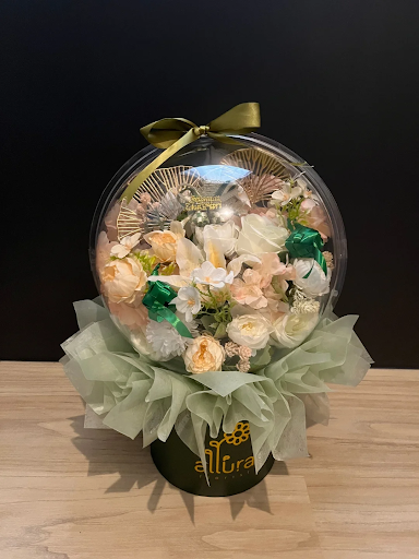 rangkaian bunga eid globe