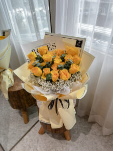 yellow rose bouquet