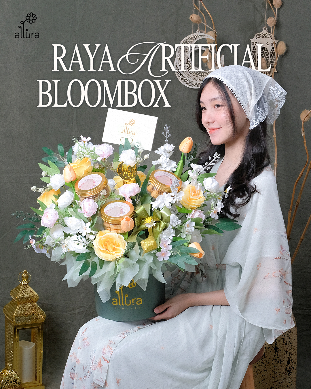Raya Artificial Bloombox (Without Peanut Butter Cookies)