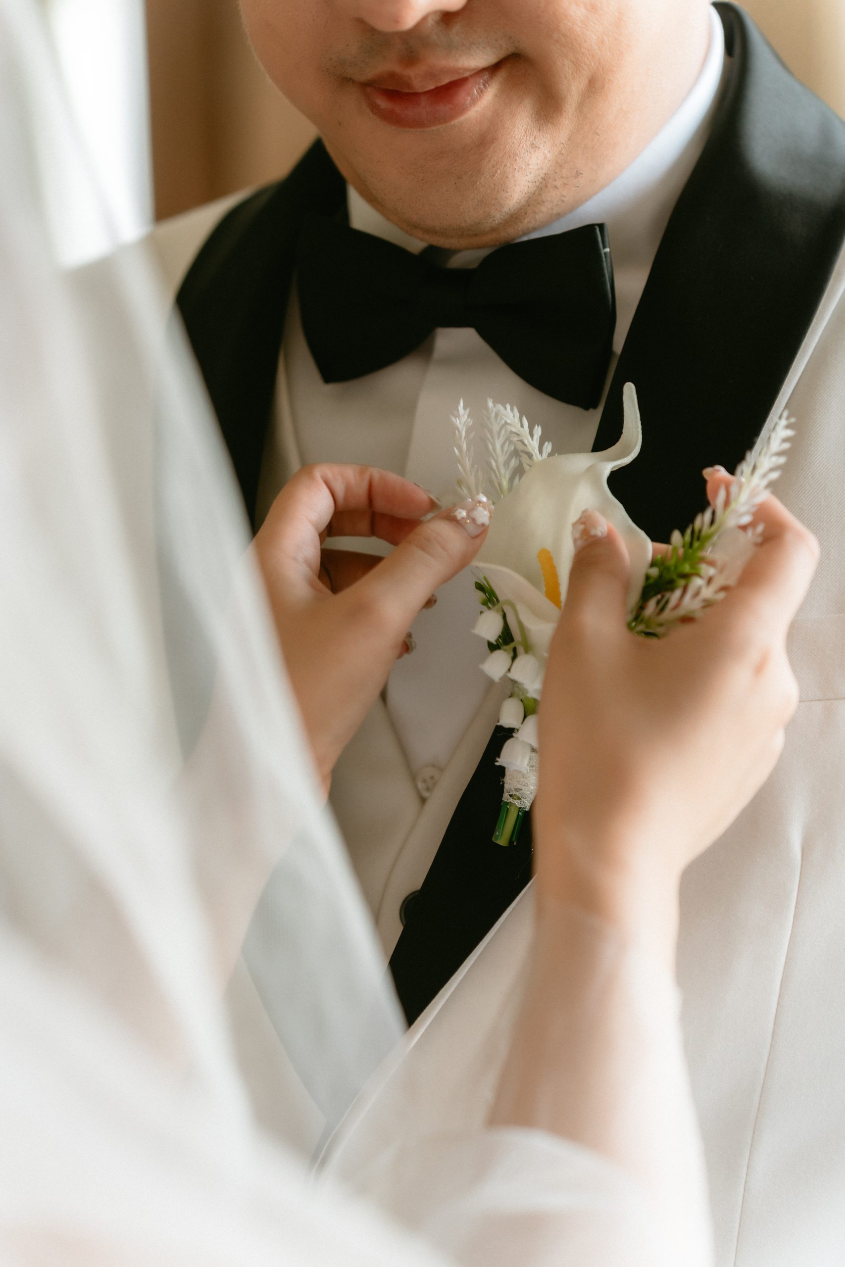 calla lily corsage boutonniere
