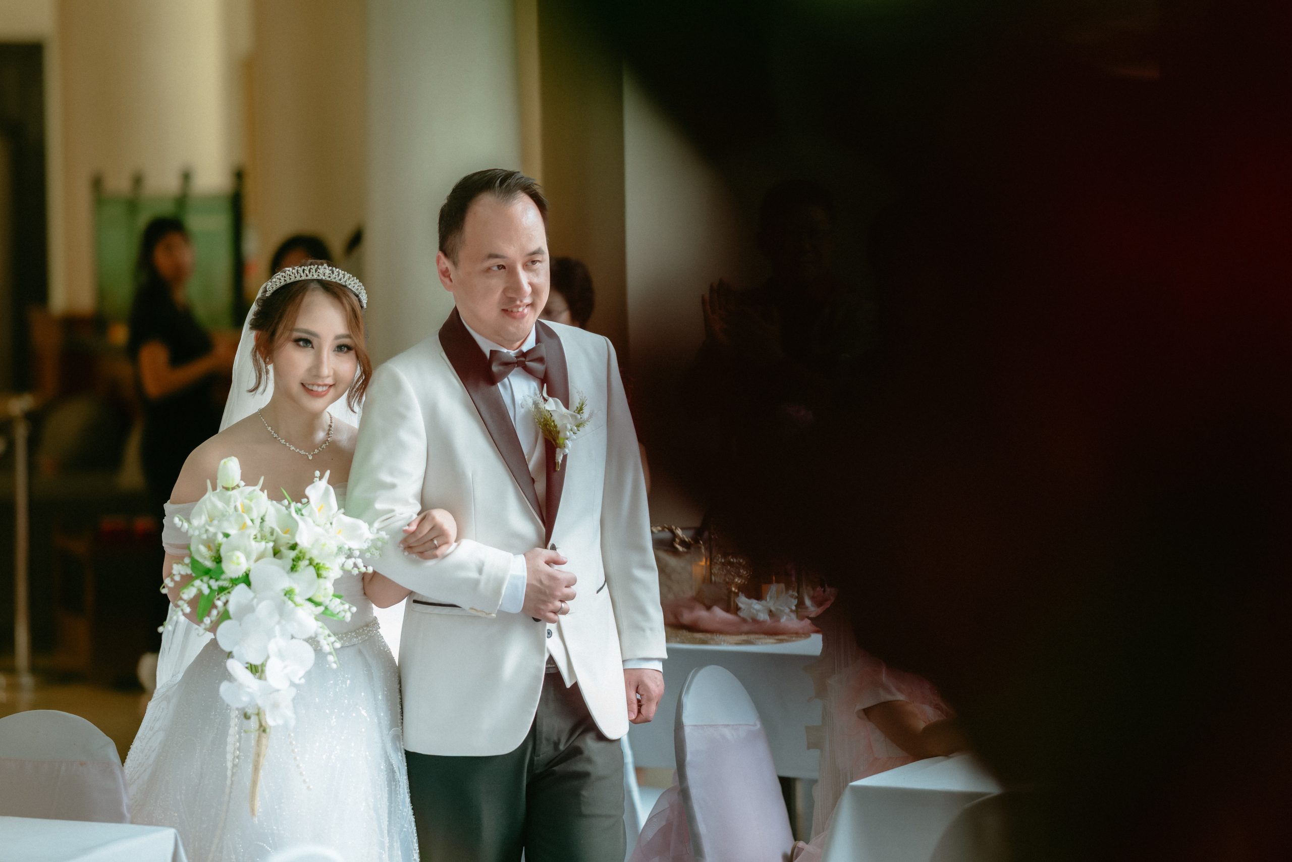 artificial wedding bouquet